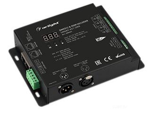 Декодер SMART-K57-DMX (230V, 4x2A, XLR3) (Arlight, IP20 Металл, 5 лет) фото:4