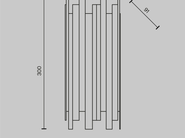 Настенный светильник (бра) Maytoni MOD136WL-01BS фото:2