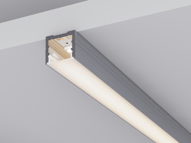 Профиль с экраном SL-SLIM-H13M-2500 ANOD+OPAL (Arlight, Алюминий) фото:8