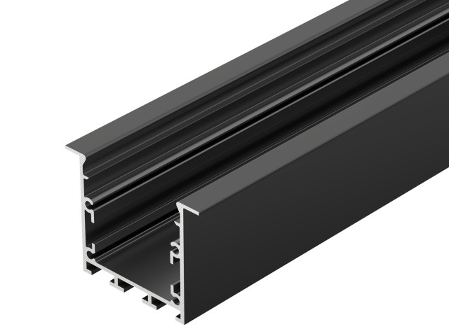 Профиль LINIA49-F-M-3000 BLACK (Arlight, Алюминий) фото:1