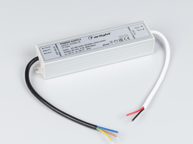 Блок питания ARPV-24080-B (24V, 3.3A, 80W) (Arlight, IP67 Металл, 3 года) фото:3