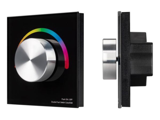 Панель SMART-P8-RGB-G-IN Black (12-24V, 3x4A, Rotary, 2.4G) (Arlight, IP20 Пластик, 5 лет) фото:9