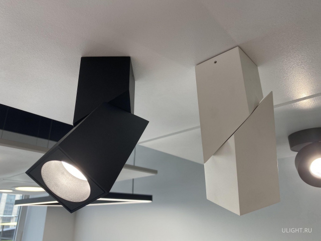 Светильник SP-TWIST-SURFACE-S60x60-12W Warm3000 (WH-BK, 30 deg) (Arlight, IP40 Металл, 3 года) фото:27