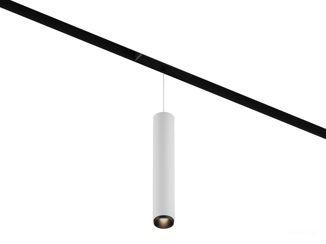 Светильник HOKASU OneLine Tube Hang Zoom (RAL9003+B/D55/320mm — 2.7K/10W/12-50deg) фото:1
