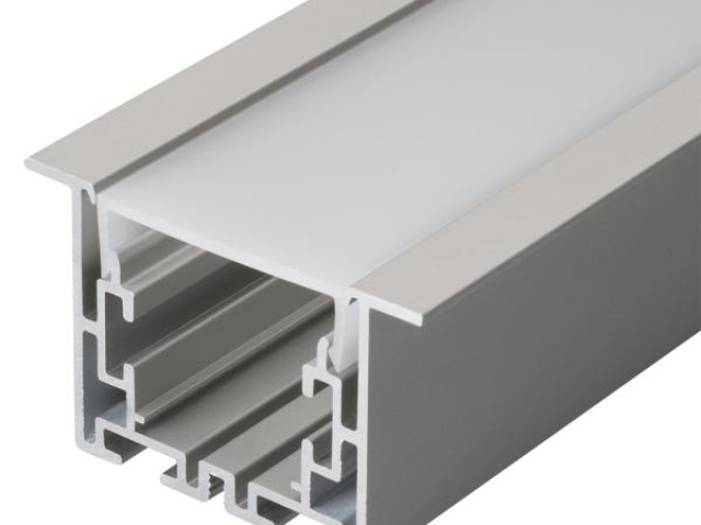 Профиль с экраном S2-LINIA55-F-2500 ANOD+OPAL (Arlight, Алюминий) фото:1