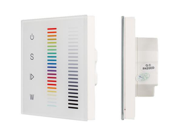 Панель Sens SR-2834RGBW-AC-RF-IN White (220V,RGBW,1 зона) (Arlight, IP20 Пластик, 3 года) фото:3