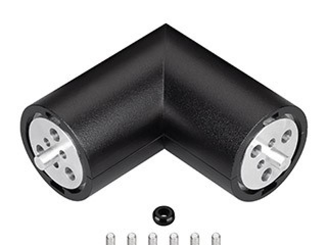 Соединитель профиля ROUND-D36-360-90 BLACK (Arlight, Металл) фото:4
