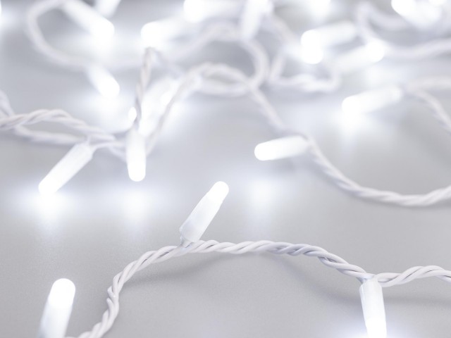 Светодиодная гирлянда ARD-STRING-CLASSIC-10000-WHITE-100LED-MILK-STD White (230V, 7W) (Ardecoled, IP65) фото:2