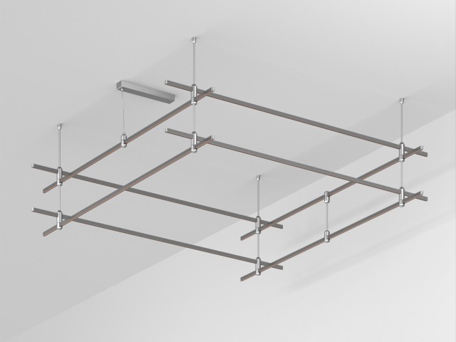 Основание ART-APRIORI-QUADRAT-2-ROD-400-2000x2000 (TN) (Arlight, IP20 Металл, 3 года) фото:1