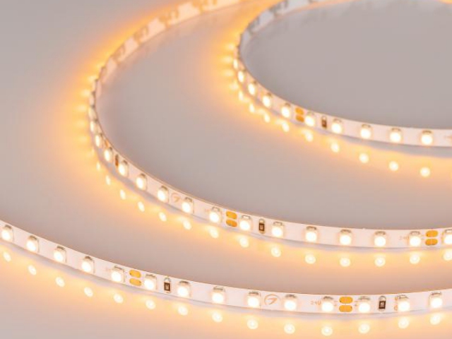 Лента RT-A120-5mm 24V Yellow (9.6 W/m, IP20, 2835, 5m) (Arlight, узкая) фото:3