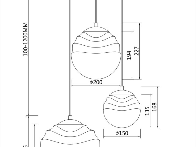 Подвесной светильник Maytoni P074PL-03N фото:7