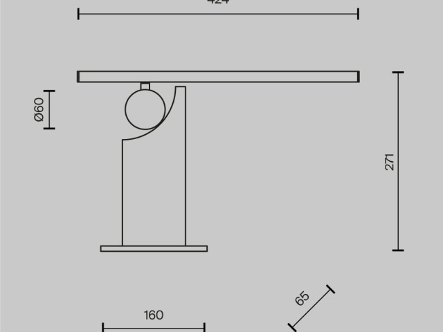 Настольный светильник Maytoni MOD467TL-L9B3K фото:1