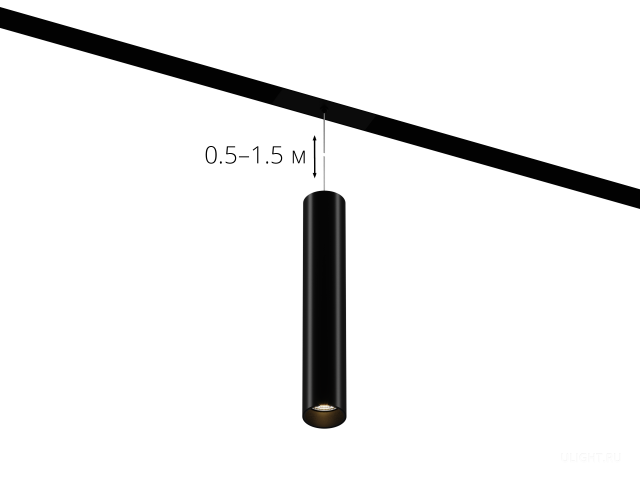 HOKASU OneLine Tube Hang (RAL9005/D55/320mm — 2.7K/10W/38deg) фото:1