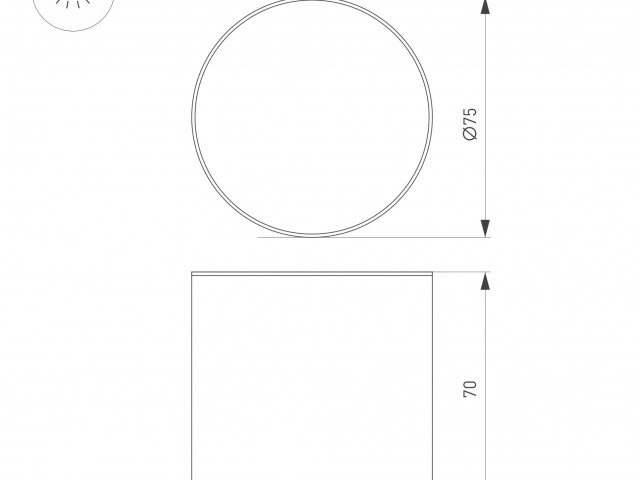 Светильник SP-CYLINDO-R75-7W Warm3000 (BK, 110 deg, 230V) (Arlight, IP54 Металл, 3 года) фото:3