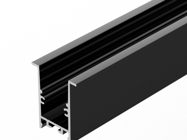 Профиль SL-COMFORT-3542-F-2000 ANOD BLACK (Arlight, Алюминий) фото:2