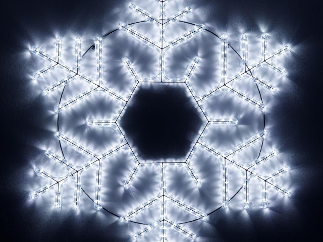Фигура ARD-SNOWFLAKE-M10-1000x900-504LED White (230V, 31W) (Ardecoled, IP65) фото:1