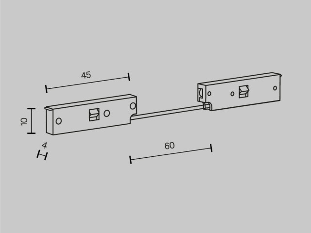 Комплектующие для систем освещения с токоведущими элементами Technical TRA184CPC-1B-7.5 фото:62