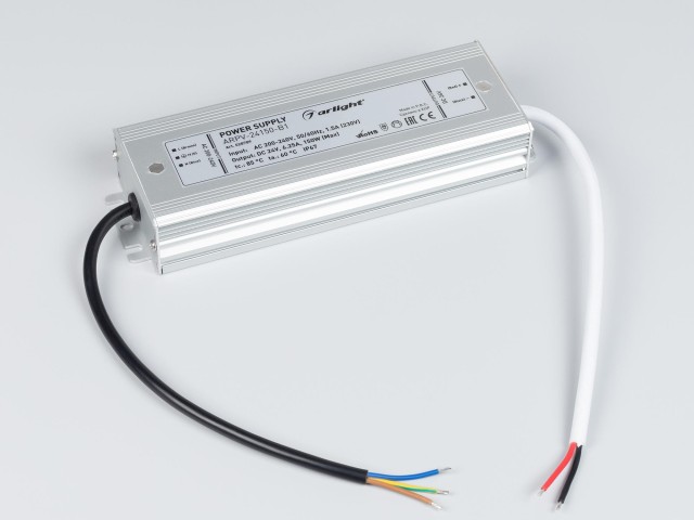 Блок питания ARPV-24150-B1 (24V, 6,3A, 150W) (Arlight, IP67 Металл, 3 года) фото:1