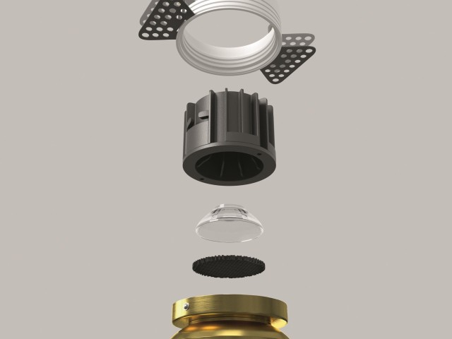 Встраиваемый светильник Technical DL058-12W3K-TRS-BS фото:16