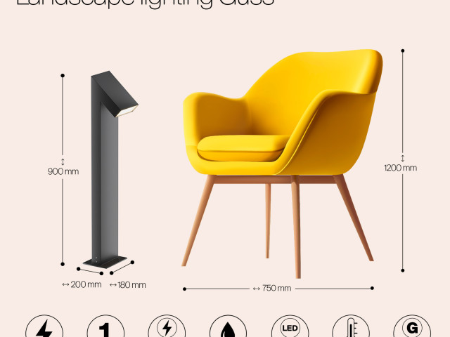 Ландшафтный светильник Outdoor O592FL-L15GF3K фото:1