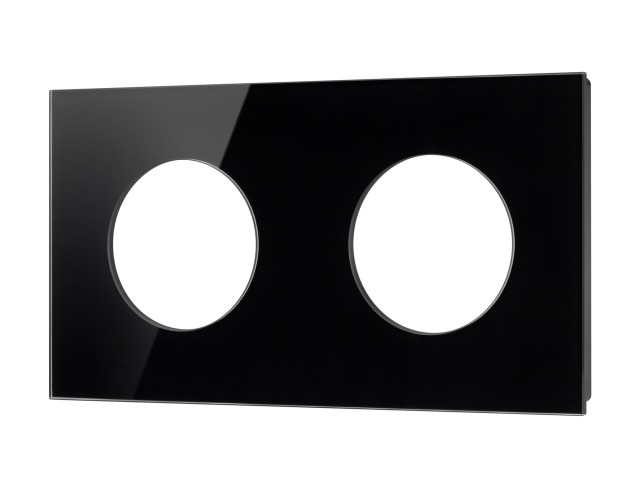 Рамка стеклянная FRM-GLARE-GC-2-BK (Arlight, -) фото:4