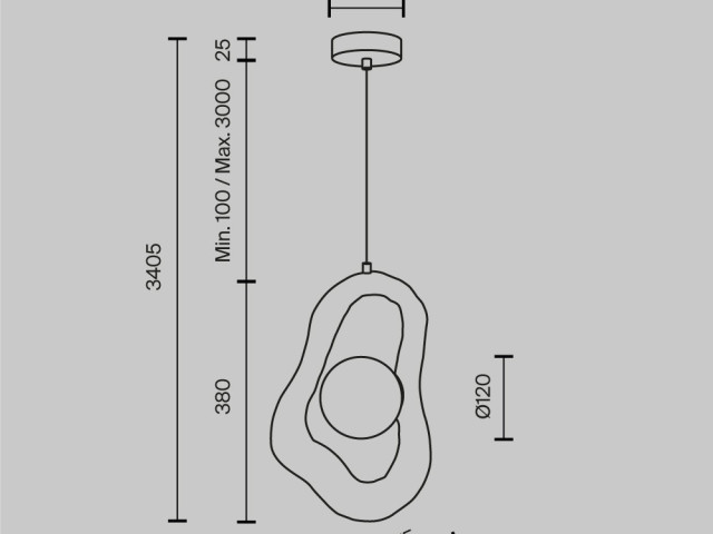 Подвесной светильник Maytoni MOD380PL-01W фото:8