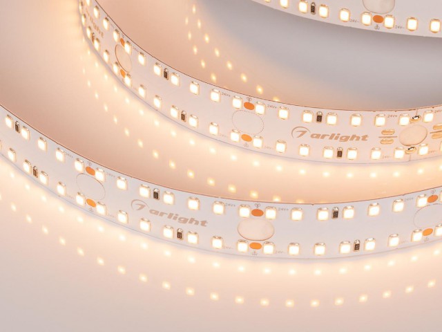 Лента S2-2500 24V Warm 3000K 20mm (2835, 280 LED/m, LUX) (Arlight, 20 Вт/м, IP20) фото:12