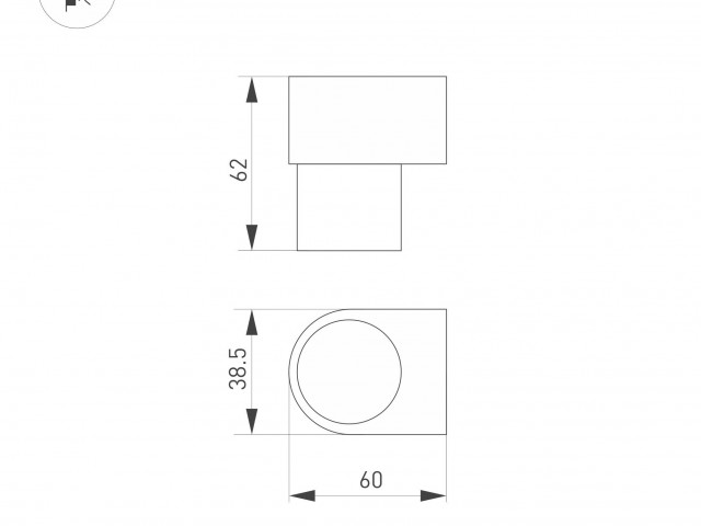 Светильник SP-SPICY-WALL-MINI-S60x39-3W Day4000 (BK, 40 deg, 230V) (Arlight, IP20 Металл, 3 года) фото:10