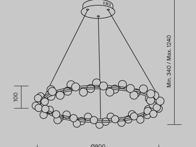 Подвесной светильник Maytoni MOD081PL-L60G3K фото:14