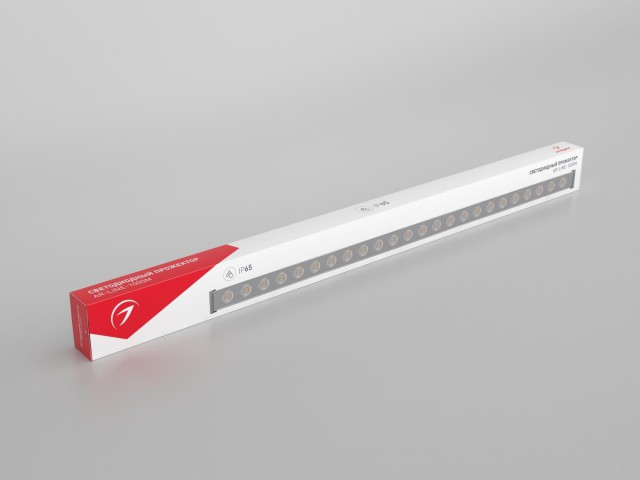 Светодиодный прожектор AR-LINE-1000M-24W-220V Warm (Grey, 30 deg) (Arlight, IP65 Металл, 3 года) фото:1