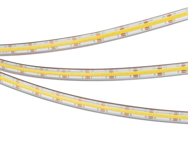 Лента герметичная COB-PS-X640-12mm 24V White-MIX (23 W/m, IP67, CSP, 5m) (Arlight, Изменяемая ЦТ) фото:2