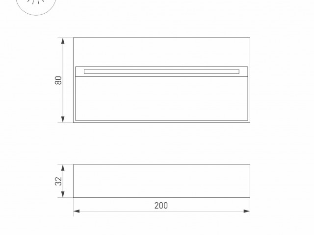 Светильник LGD-TRACE-S200x80-8W Warm3000 (GR, 65 deg, 230V) (Arlight, IP65 Металл, 3 года) фото:2