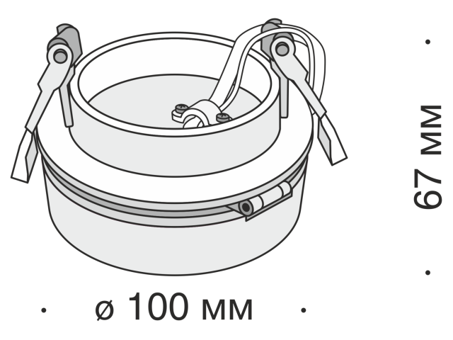 Встраиваемый светильник Technical DL2003-L12B4K фото:1