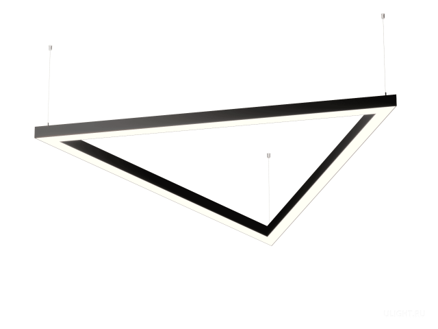Светильник HOKASU Delta 35/40 (RAL9005/3x819/LT70 — 4K/55W) фото:1