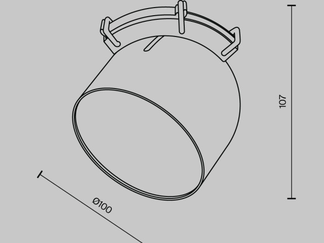 Подвесной светильник Technical TR124B-12W3K-W фото:3