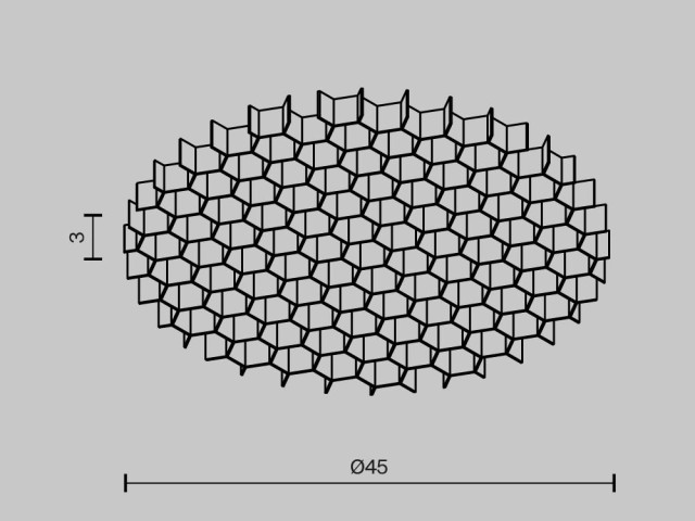 Комплектующие для светильника Technical HoneyComb-D45 фото:1