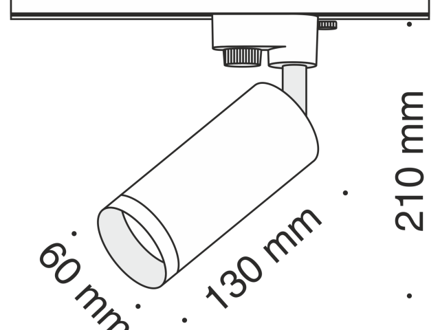 Трековый светильник Technical TR004-1-GU10-W фото:8