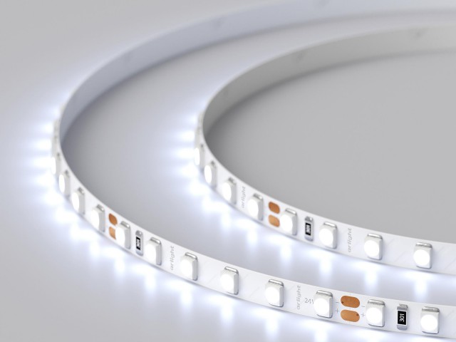 Лента RT 2-5000 24V Cool 15K 5mm 2x (3528, 600 LED, LUX) (Arlight, 9.6 Вт/м, IP20) фото:11