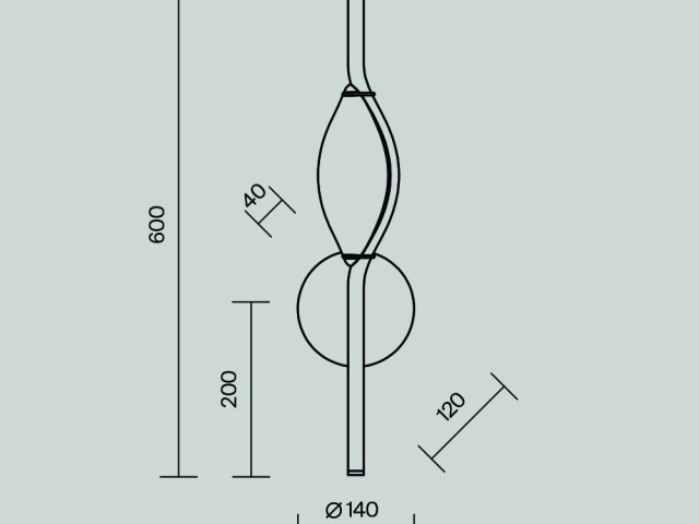 Настенный светильник (бра) Maytoni MOD347WL-L8BS3K фото:2