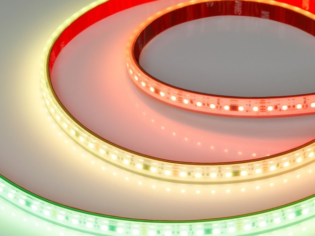 Лента герметичная SPI-PS-A120-12mm 24V RGB-PX6-BPT (23 W/m, IP67, 2835, 5m) (Arlight, бегущий огонь) фото:2