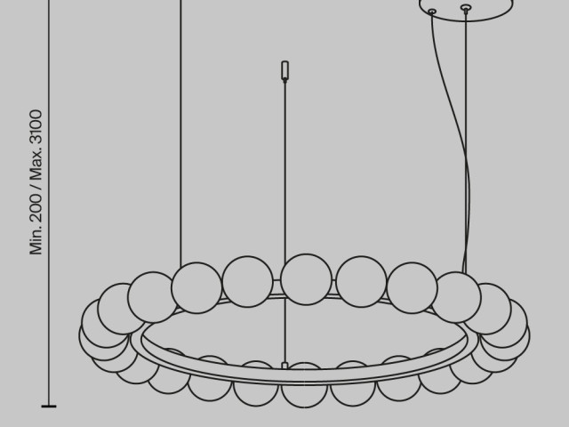 Подвесной светильник Maytoni MOD331PL-L42BS3K фото:8