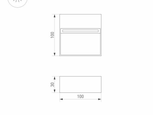 Светильник LGD-TRACE-S100x100-4W Warm3000 (GR, 65 deg, 230V) (Arlight, IP65 Металл, 3 года) фото:7