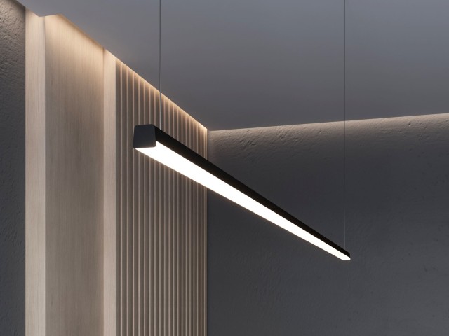 Профиль с экраном LINE-D-3734-2000 TETRA BLACK+OPAL (Arlight, Алюминий) фото:5