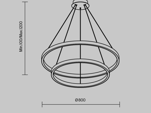 Подвесной светильник Maytoni MOD058PL-L74BSK фото:5