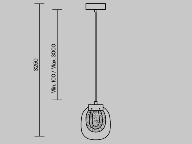 Подвесной светильник Maytoni MOD367PL-L3BSK фото:1