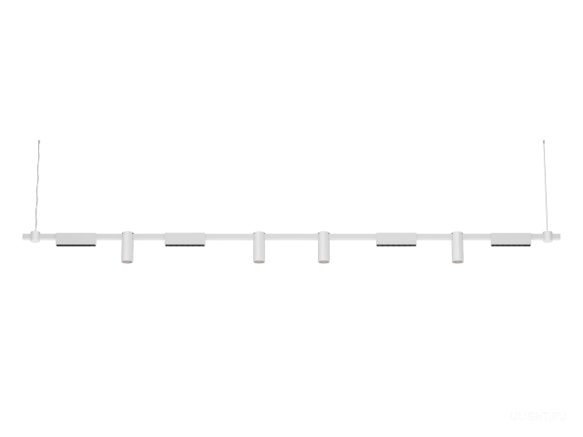 Подвесной светильник HOKASU PL10 (RAL9003/2500mm – 190mm/40deg – D55/140mm – 3K/54W) фото:1