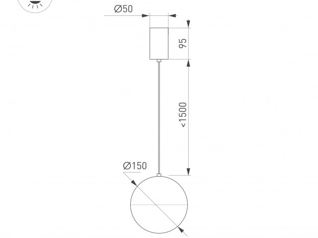 Светильник SP-EMISFERO-R150-11W Warm3000 (BK, 170 deg, 230V) (Arlight, IP20 Металл, 3 года) фото:6