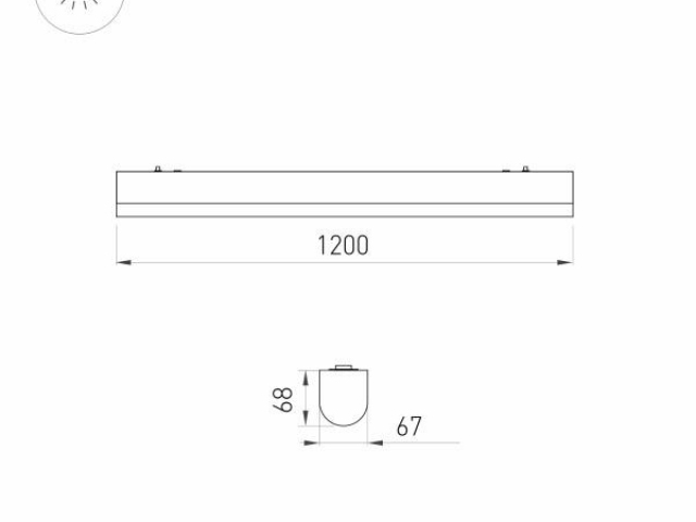 Светильник ALT-LARGO-1200-30W Warm3000 (WH, 120 deg, 230V) (Arlight, IP65 Пластик, 5 лет) фото:1