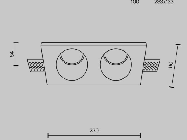 Встраиваемый светильник Technical DL002-1-02-W фото:3