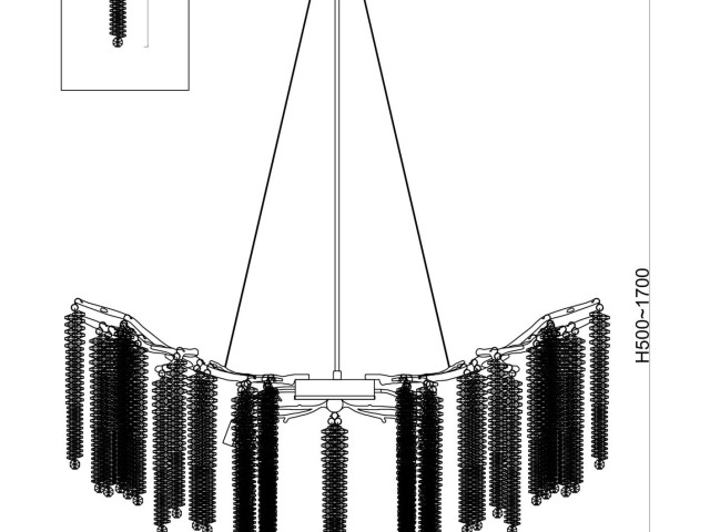 Подвесной светильник Freya FR1010PL-10G фото:2
